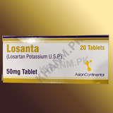 Losanta 50mg – Blood Pressure Support Medication (Losartan)