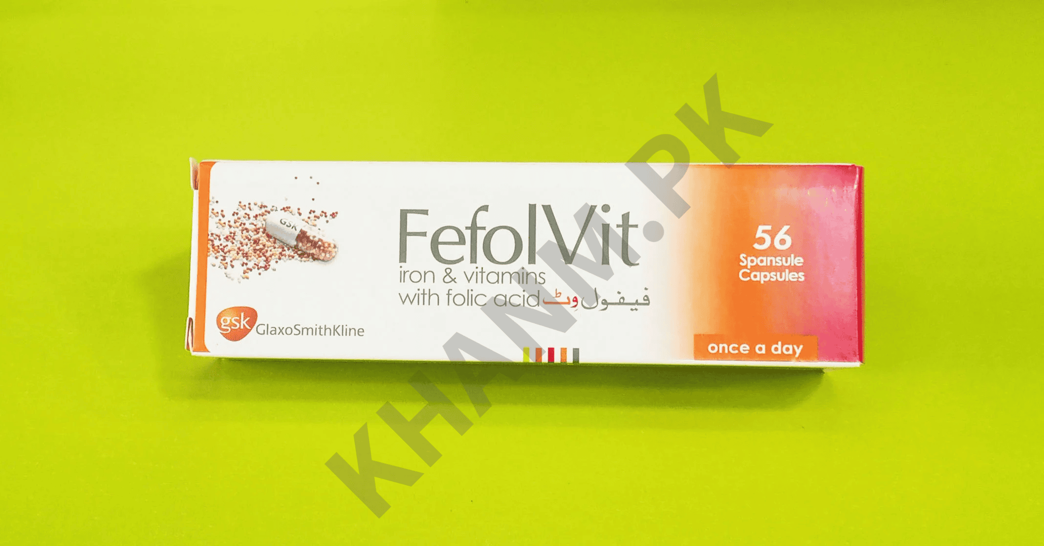 Fefolvit Capsules × 56 | Iron and Vitamins