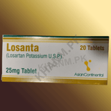 Losanta 25mg Tablets – Blood Pressure Support Medication (Losartan)