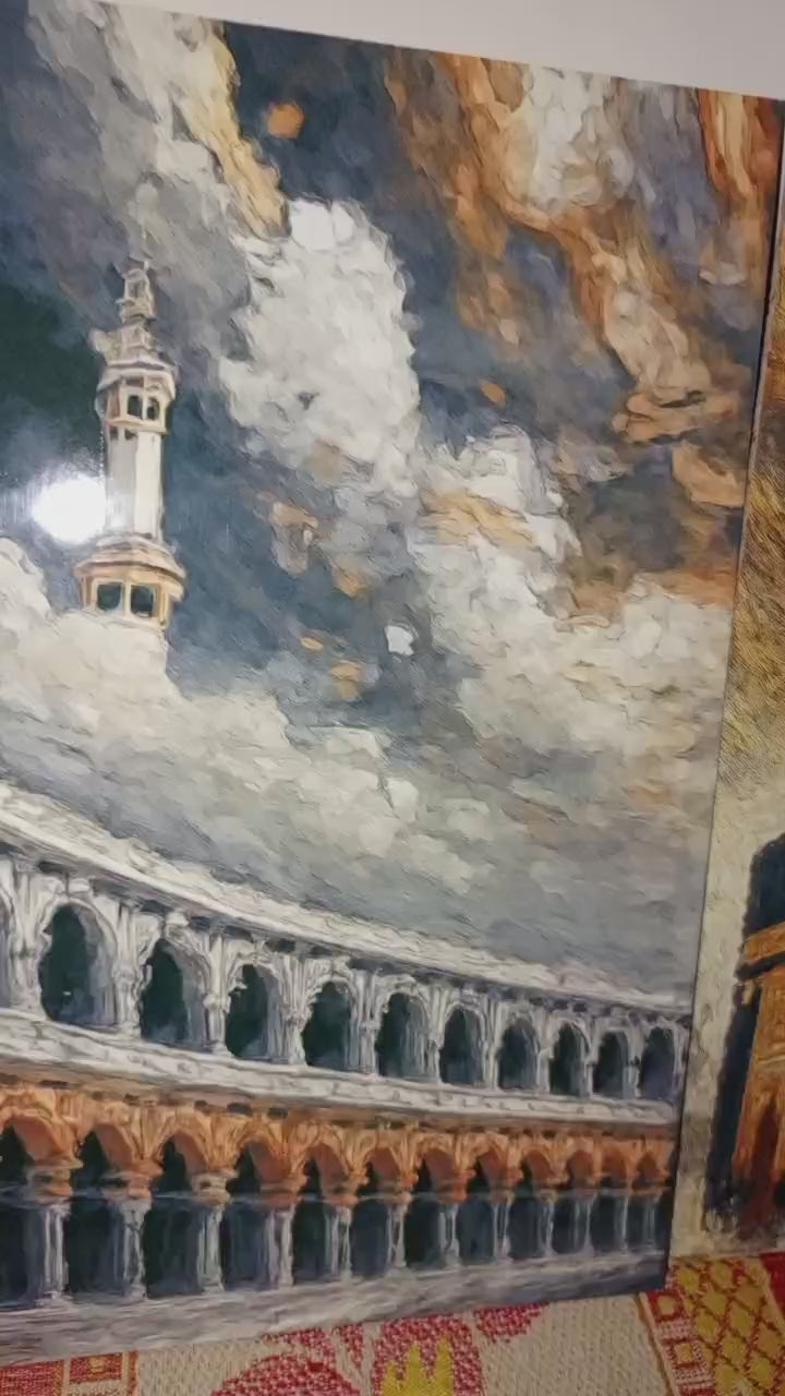 a video showing details of wooden frame.